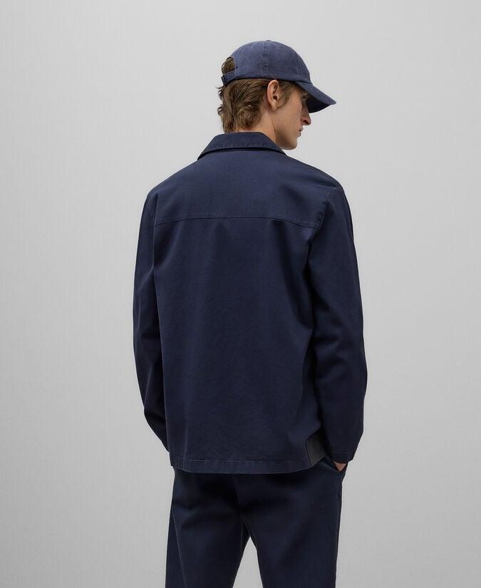 Adolfo dominguez Cazadora twill de algodón hombre Gran oferta