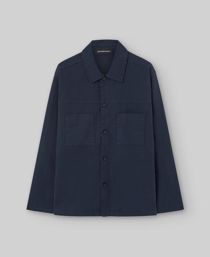 Adolfo dominguez Cazadora twill de algodón hombre Gran oferta