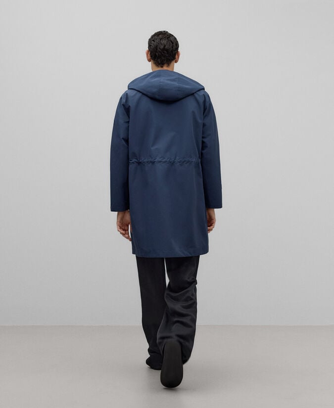 Adolfo dominguez Parka capucha azul hombre Envío gratis