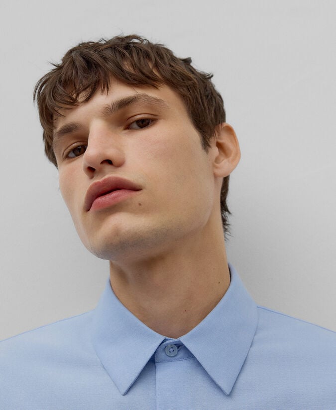 Adolfo dominguez Camisa Oxford algodón hombre COMPRAR AHORA