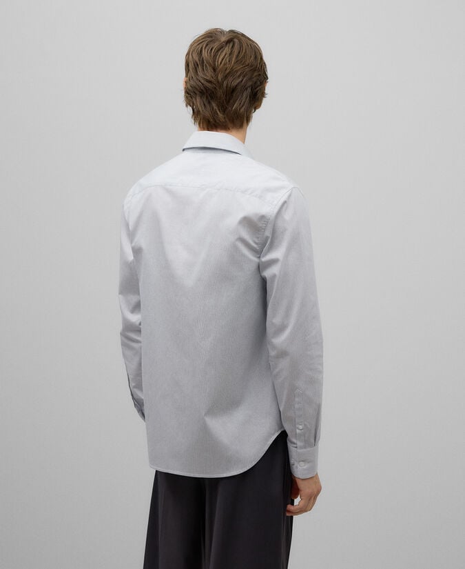 Adolfo dominguez Camisa rayas verticales algodón hombre Oferta especial de fábrica