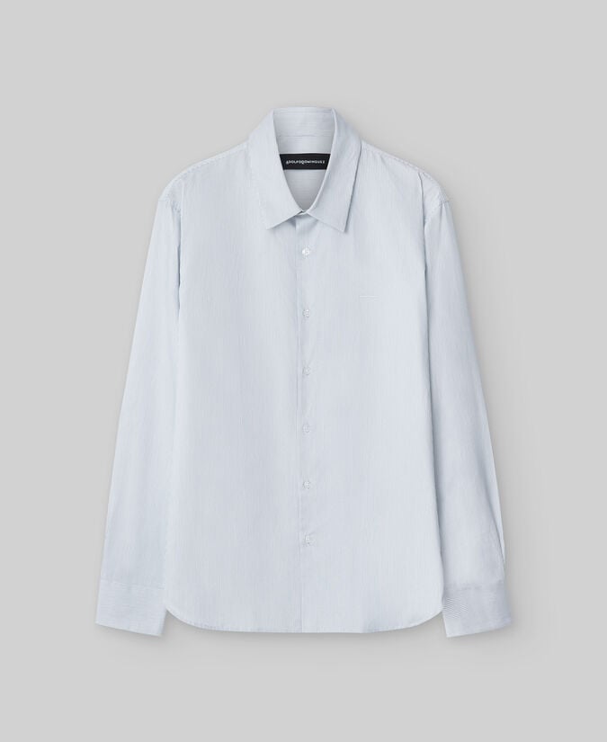 Adolfo dominguez Camisa rayas verticales algodón hombre Oferta especial de fábrica