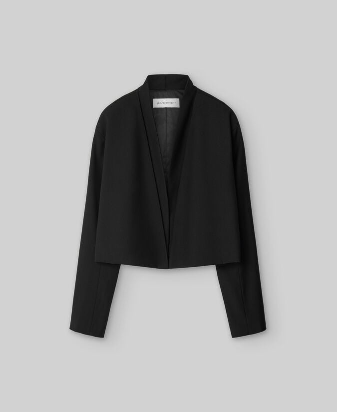 Adolfo dominguez Blazer corta cuello tira mujer Superdescuento