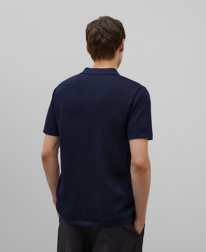 Adolfo dominguez Polo punto estructura hombre Oferta exclusiva