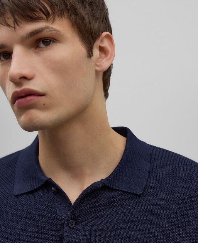 Adolfo dominguez Polo punto estructura hombre Oferta exclusiva