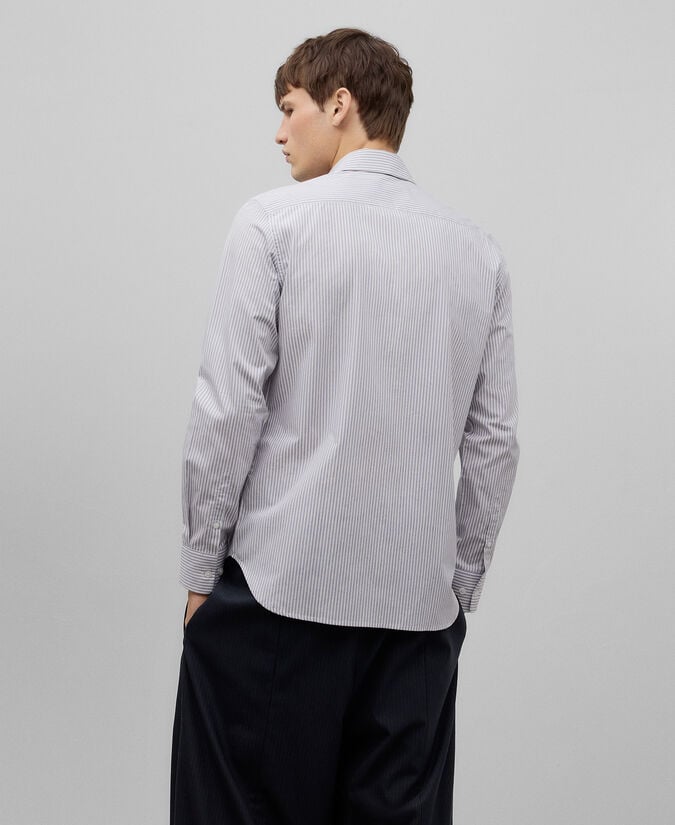 Adolfo dominguez Camisa rayas verticales algodón hombre Última moda