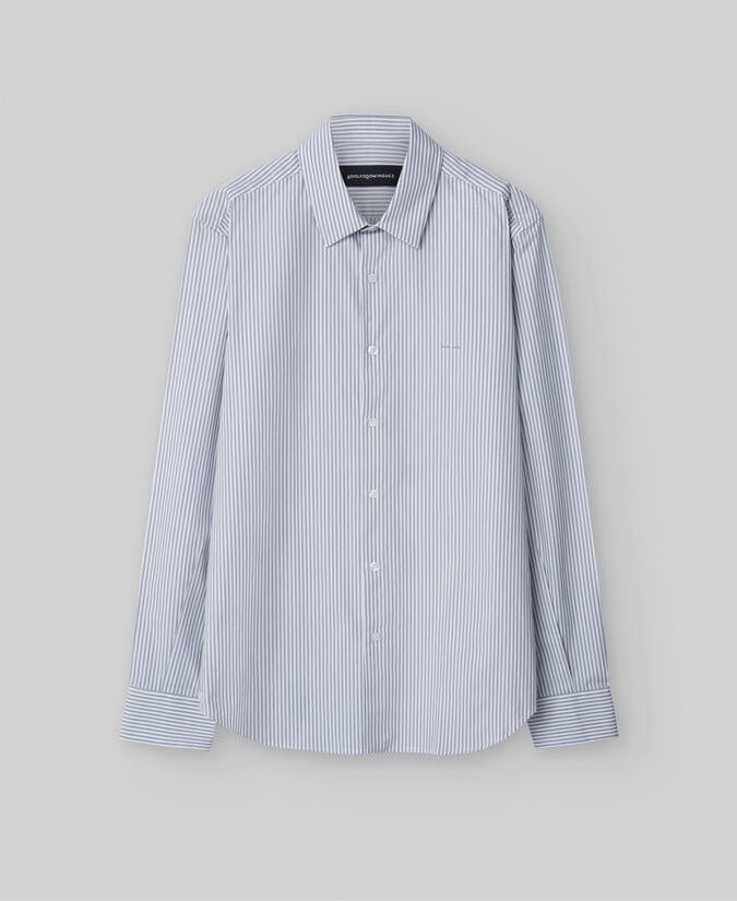 Adolfo dominguez Camisa rayas verticales algodón hombre Última moda