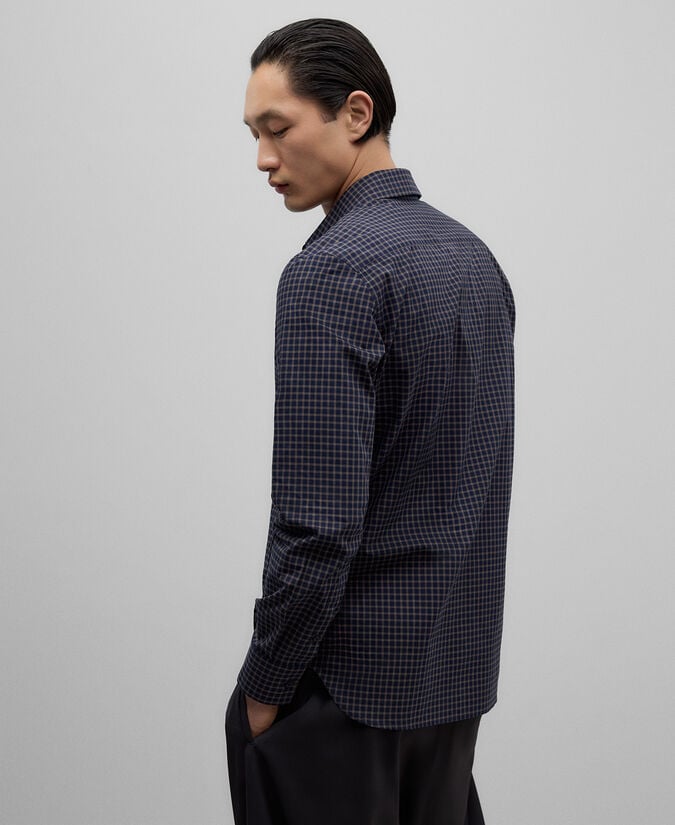 Adolfo dominguez Camisa cuadros algodón hombre 2025