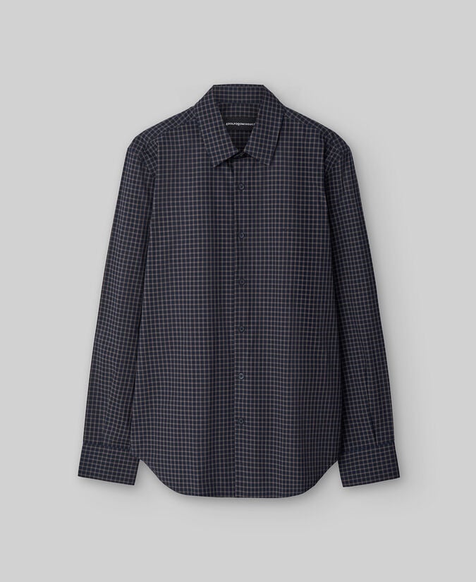 Adolfo dominguez Camisa cuadros algodón hombre 2025