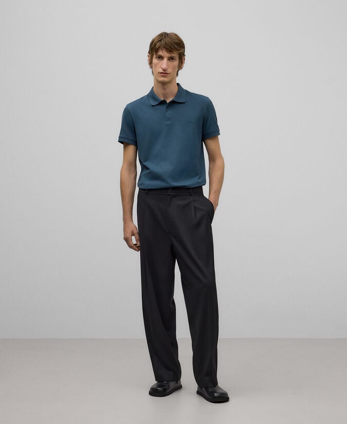 Adolfo dominguez Polo piqué algodón orgánico hombre Mejor oferta
