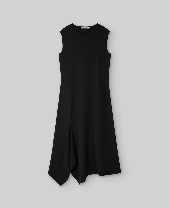 Adolfo dominguez Vestido punto asimétrico mujer Precio de fábrica