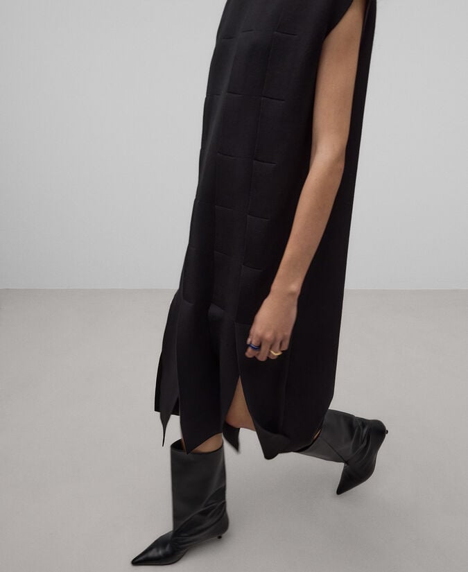 Adolfo dominguez Vestido punto tiras mujer Precios de Black Friday