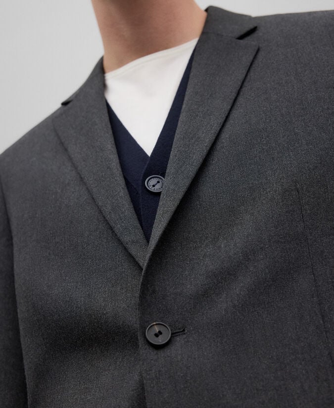Adolfo dominguez Blazer estructurada gris hombre En línea
