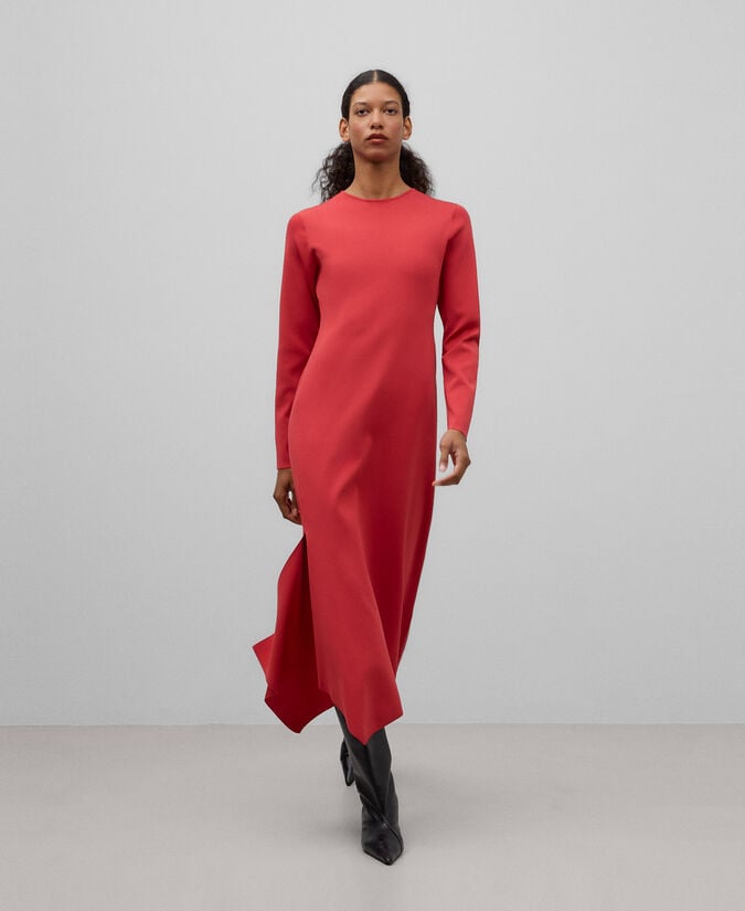 Adolfo dominguez Vestido punto asimétrico mujer