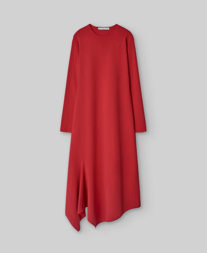 Adolfo dominguez Vestido punto asimétrico mujer Venta caliente