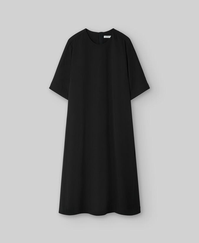 Adolfo dominguez Vestido amplio negro mujer Rebajas baratas