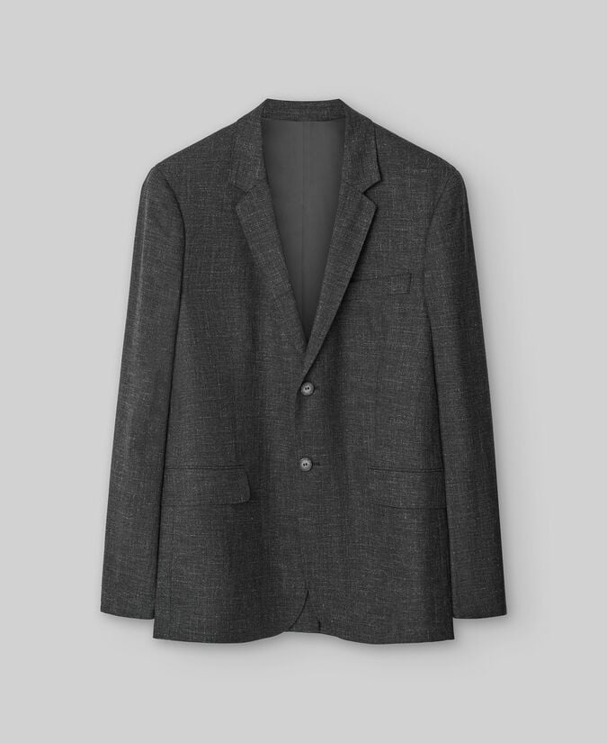 Adolfo dominguez Blazer regular fit gris melange hombre Mejor oferta