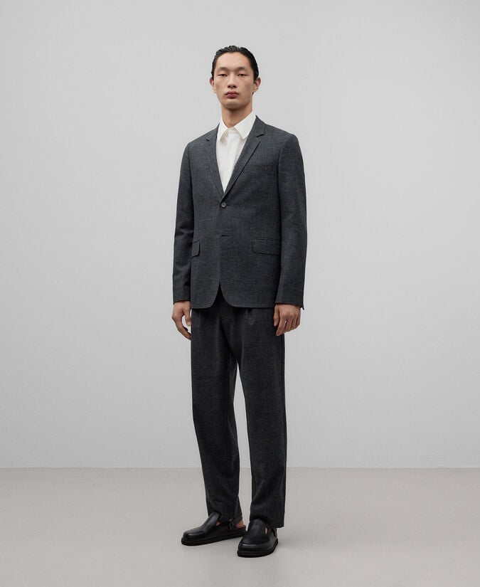 Adolfo dominguez Pantalón relaxed fit gris hombre Rebajas online