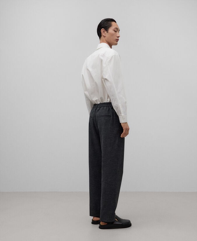 Adolfo dominguez Pantalón relaxed fit gris hombre Rebajas online