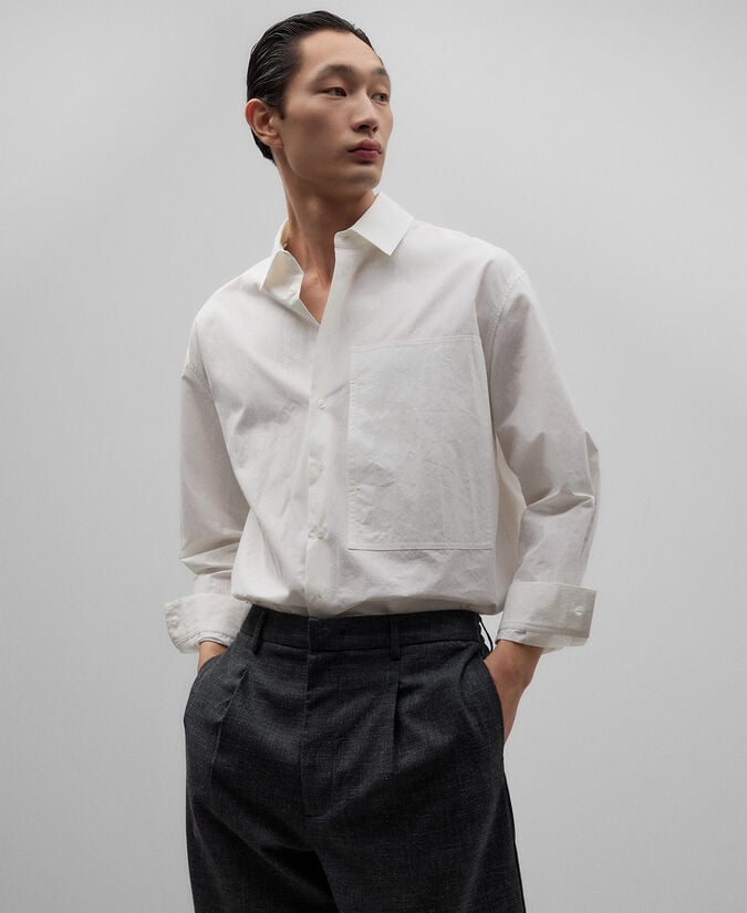 Adolfo dominguez Pantalón relaxed fit gris hombre Rebajas online