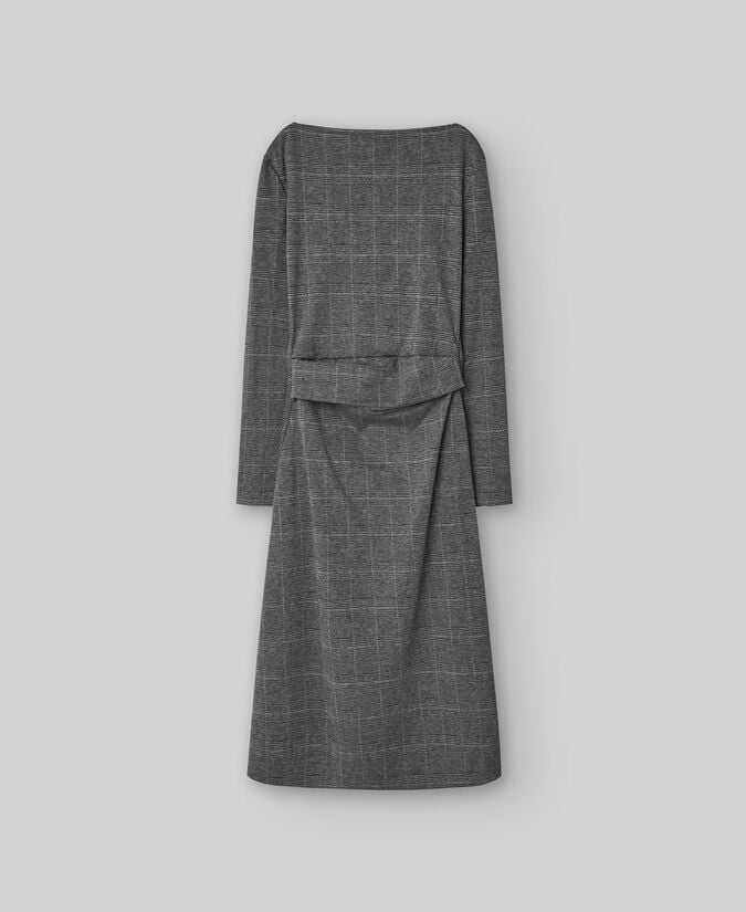 Adolfo dominguez Vestido estampado cintura drapeada mujer Ofertas especiales