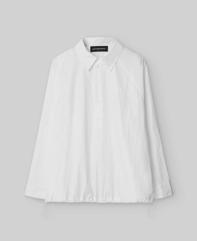 Adolfo dominguez Camisa manga raglán blanco roto hombre Devoluciones gratuitas