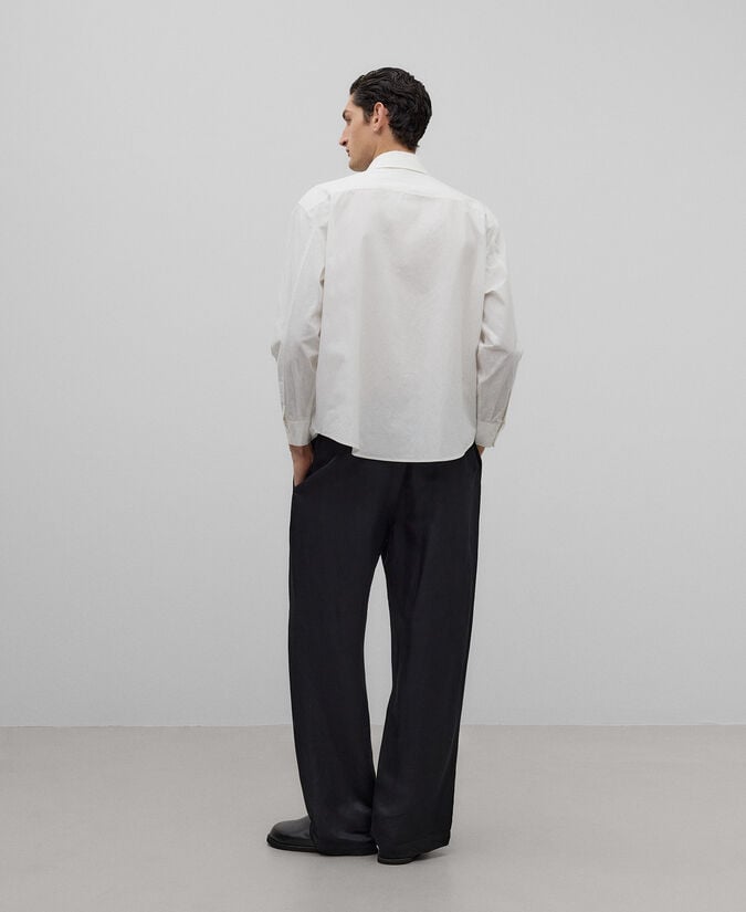 Adolfo dominguez Camisa algodón maxibolsillo hombre Outlet online