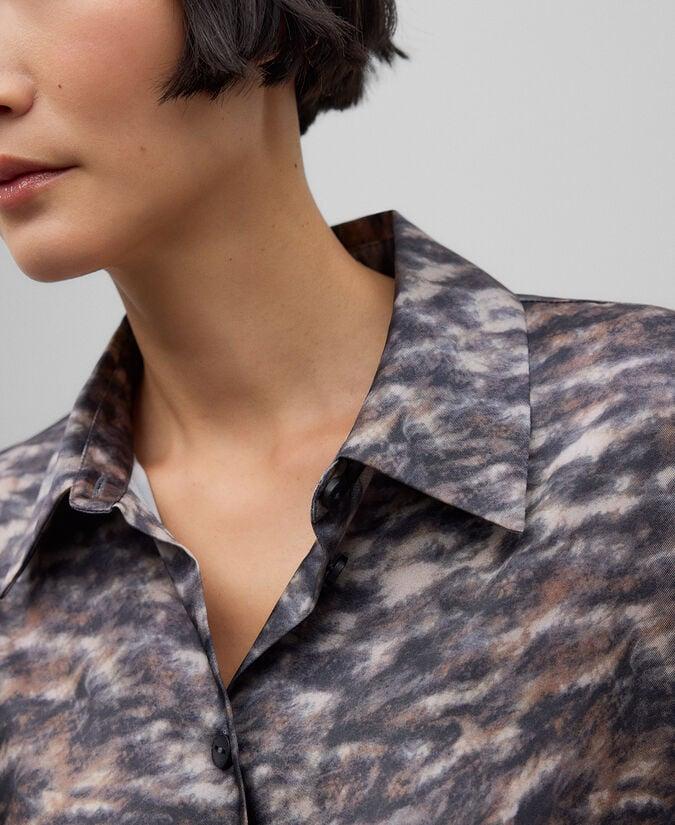 Adolfo dominguez Vestido camisero estampado animal mujer Los más vendidos