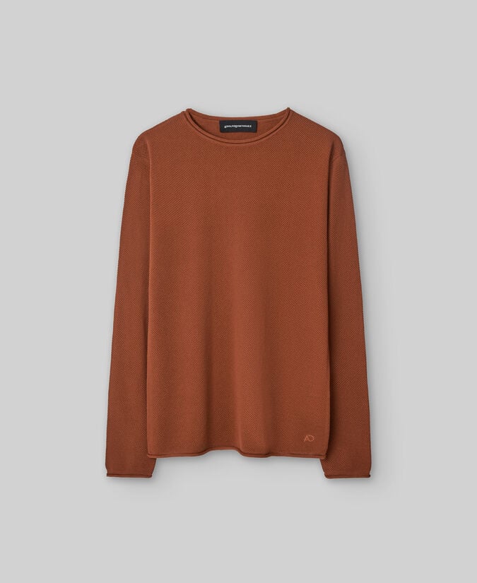 Adolfo dominguez Camiseta punto estructura hombre Última moda