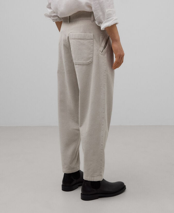 Adolfo dominguez Pantalón carrot fit pana hombre Gran oferta
