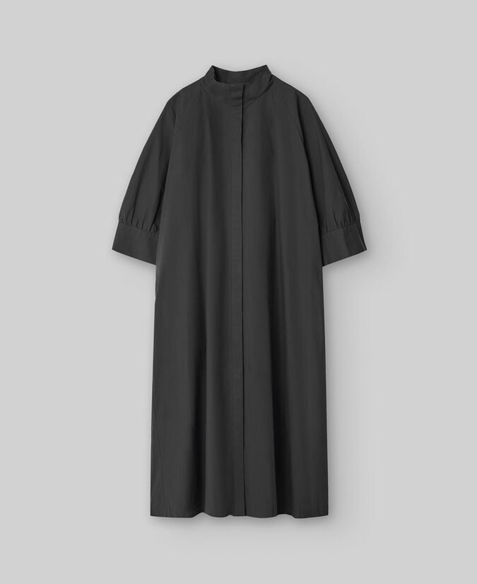 Adolfo dominguez Vestido midi algodón azul oscuro mujer Liquidación