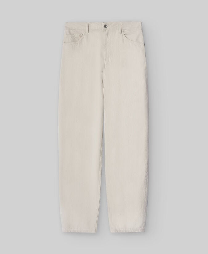 Adolfo dominguez Pantalón denim algodón carrot fit mujer Mejor oferta