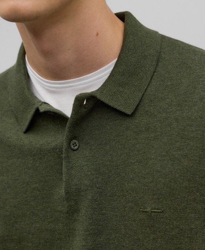 Adolfo dominguez Polo manga larga algodón lana hombre Oferta exclusiva