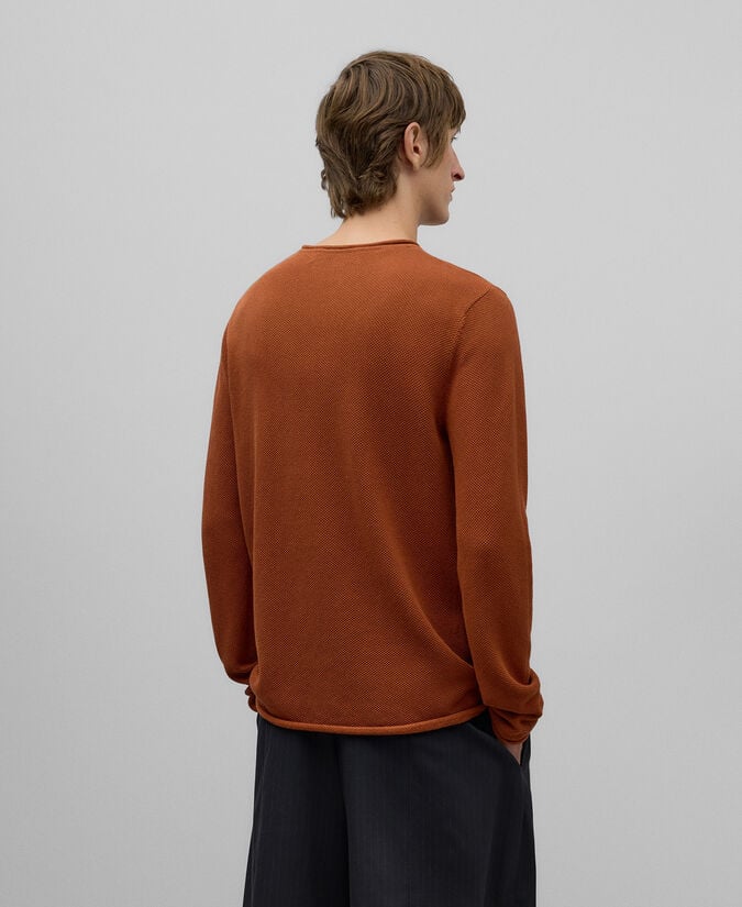 Adolfo dominguez Camiseta punto estructura hombre Última moda