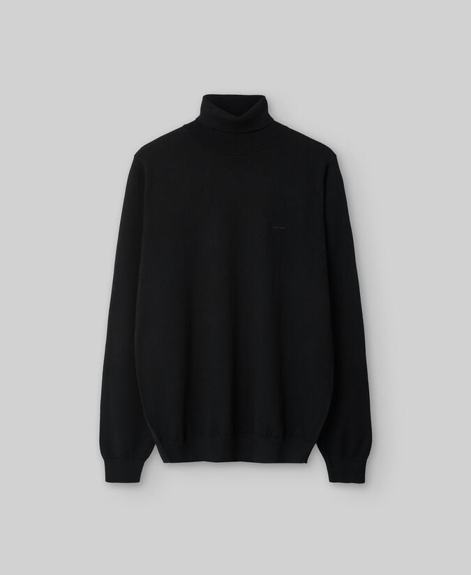 Adolfo dominguez Jersey cuello vuelto lana merino hombre Descuento por venta flash
