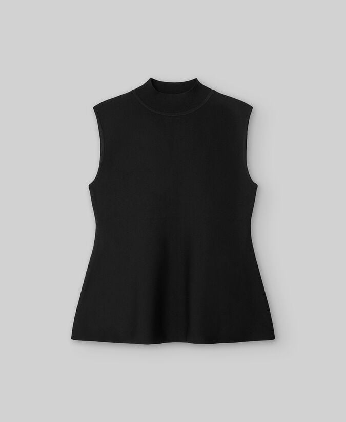 Adolfo dominguez Jersey sin mangas nailon negro mujer Ofertas