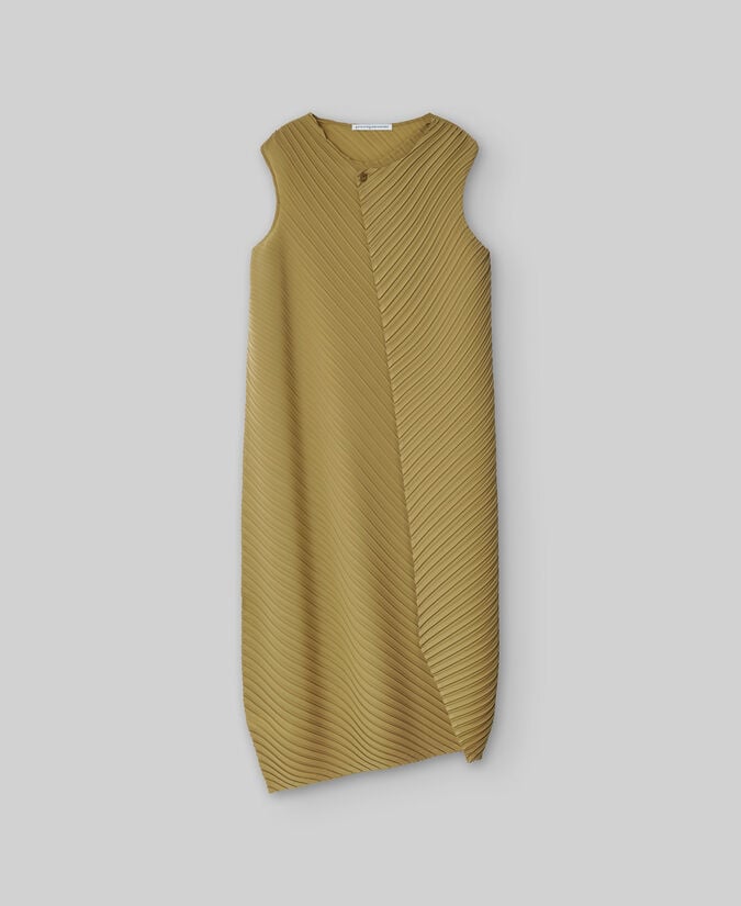 Adolfo dominguez Vestido midi crinkle mujer Solo hoy