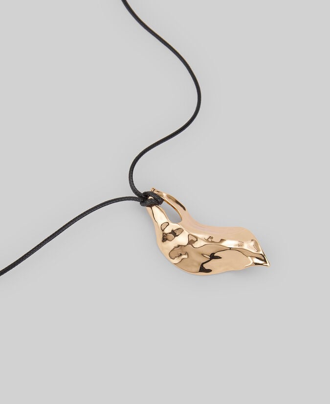 Adolfo dominguez Collar hoja metal lacado mujer