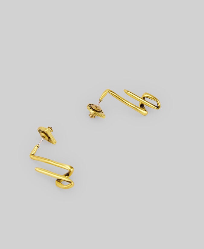 Adolfo dominguez Pendientes dorados mujer Gran oferta