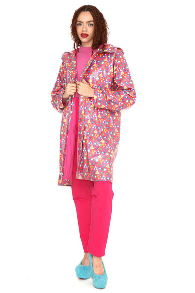 Agatha ruiz de la prada IMPERMEABLE ESTAMPADO MUJER Precio ultrabajo