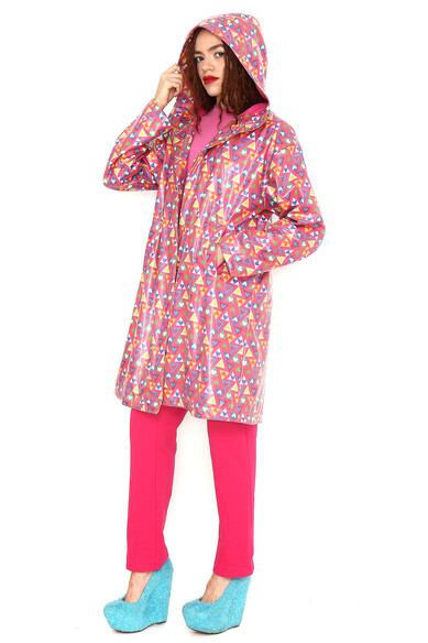 Agatha ruiz de la prada IMPERMEABLE ESTAMPADO MUJER Precio ultrabajo