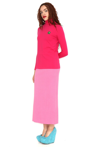 Agatha ruiz de la prada CAMISETA FUCSIA CA FLOR VERDE En línea