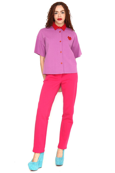 Agatha ruiz de la prada POLO MORADO CORAZON Outlet