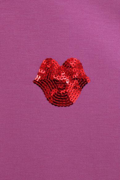 Agatha ruiz de la prada POLO MORADO CORAZON Outlet