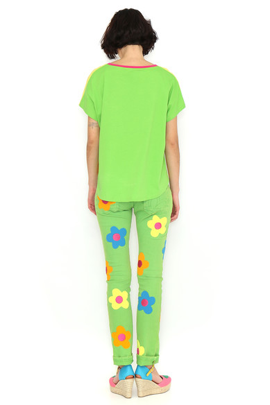 Agatha ruiz de la prada CAMISETA AMARILLA CORAZONES Liquidación