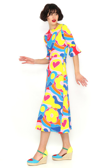 Agatha ruiz de la prada VESTIDO ESTAMPADO MULTICOLOR Mejor oferta
