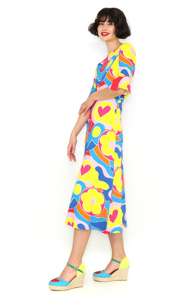 Agatha ruiz de la prada VESTIDO ESTAMPADO MULTICOLOR Mejor oferta
