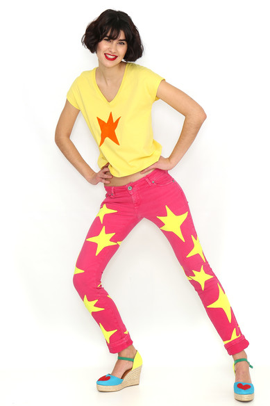 Agatha ruiz de la prada CAMISETA ESTRELLA NARANJA Rebajas online