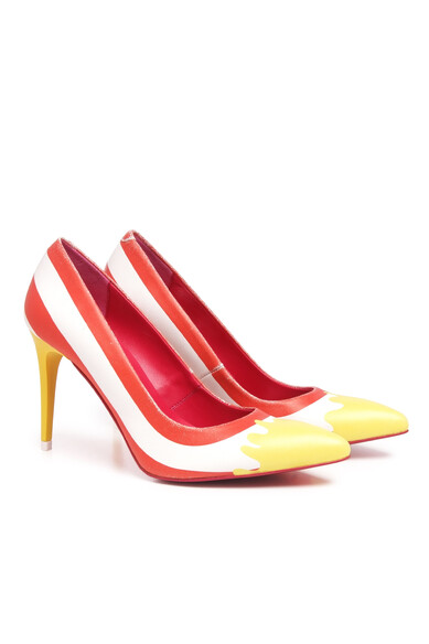 Agatha ruiz de la prada ZAPATOS RAYAS AMARILLO/ROJO COMPRAR AHORA