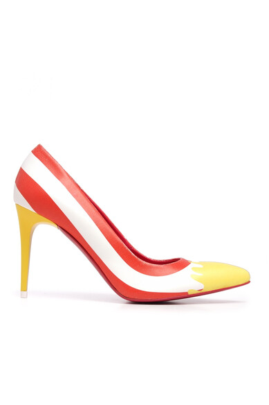 Agatha ruiz de la prada ZAPATOS RAYAS AMARILLO/ROJO COMPRAR AHORA